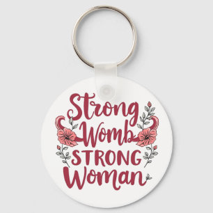 Chaveiro Forte Womb Forte Mulheres Uterus Empoderamento