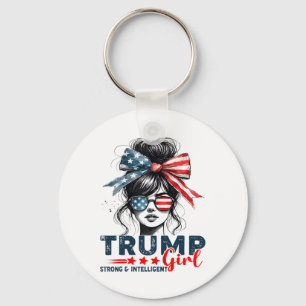 Chaveiro Fortes Mulheres Inteligentes Para Trump Girl Mega