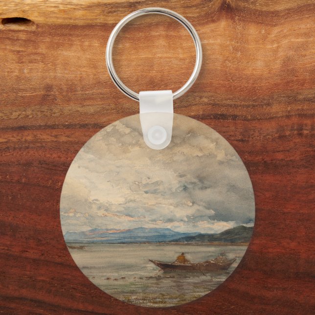 Chaveiro Fos, Environs De Martigues - Félix Ziem (Frente)