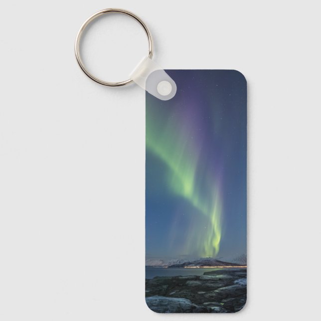 Chaveiro Foto Astro das luzes do norte (Frente)