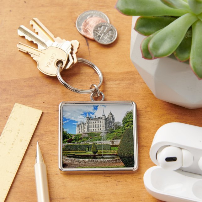 Chaveiro Foto da arquitetura do castelo de Dunrobin (Mesa)