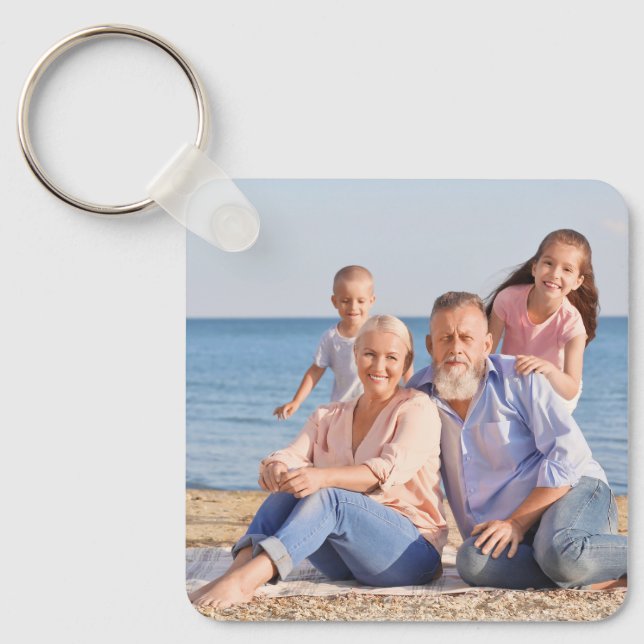 Chaveiro Foto da família personalizada (Frente)
