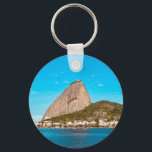 Chaveiro Foto da Montanha do Sugarloaf do Rio de Janeiro<br><div class="desc">Foto da montanha de Sugarloaf no Rio de Janeiro.</div>