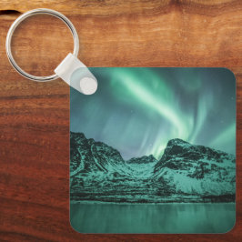 Chaveiro Foto da natureza da luz do norte