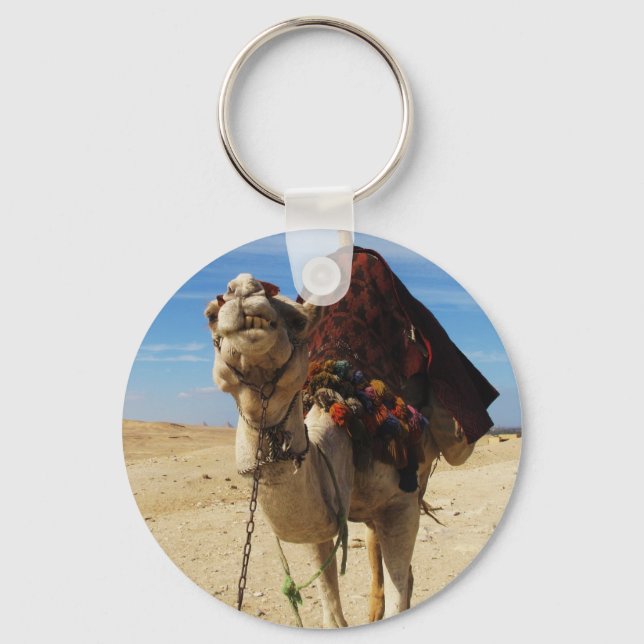 Chaveiro Foto de Camel no Egito (Frente)