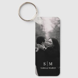 Chaveiro Foto de casal personalizada em alumínio