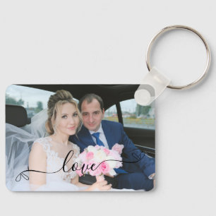 Chaveiro Foto de casamento com roteiro simples e elegante