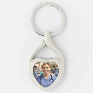 Chaveiro Foto de Enfermeira Personalizar