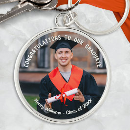 Chaveiro Foto de Formatura e Lembrança do Nome