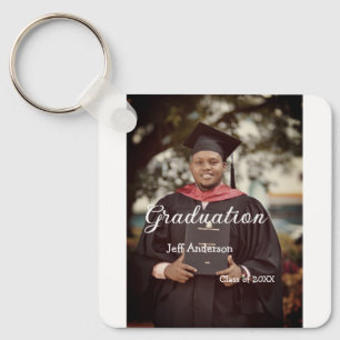 Chaveiro foto de formatura homem nome turma de 20XX faculda