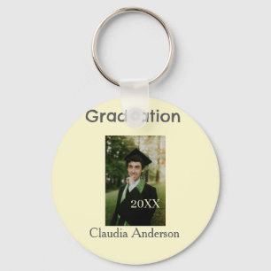 Chaveiro foto de formatura turma ano amarelo cinza pastel g