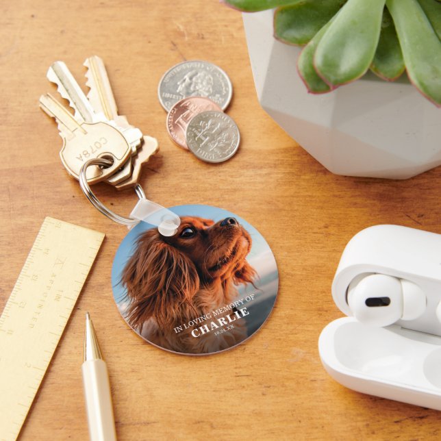 Chaveiro Foto de Lembrança Memorial Pet (Mesa)