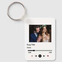 Chaveiro Foto De Música Personalizada Para O Casal