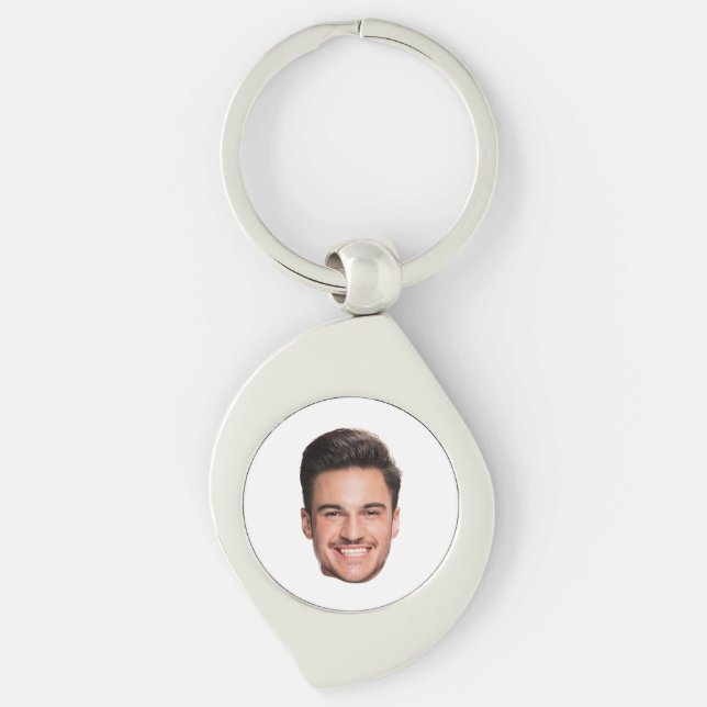 Chaveiro Foto de Rosto Personalizada (Frente)