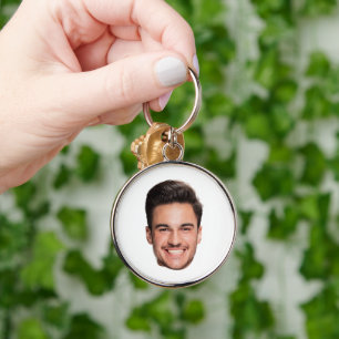 Chaveiro Foto de Rosto Personalizada
