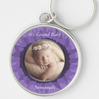 Chaveiro Foto de Roxo Gerber Daisy Baby