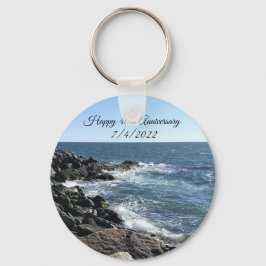 Chaveiro Foto do Atlântico Blue 40º Aniversário