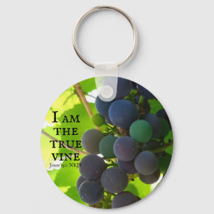 Chaveiro Foto do Evangelho de Uvas Roxas de John Bíblia Ver