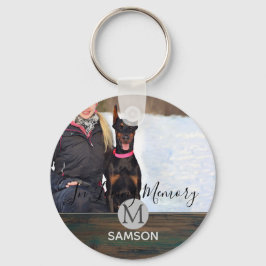 Chaveiro Foto do Memorial Rustic Pet - Na Memória Adoradora