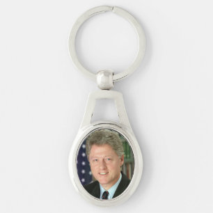Chaveiro Foto do presidente Bill Clinton White House
