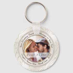 Chaveiro Foto e favores personalizados do casamento do