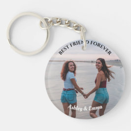 Chaveiro Foto e nome personalizados para os melhores amigos