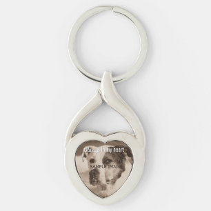 Chaveiro Foto memorável do animal de estimação feito sob