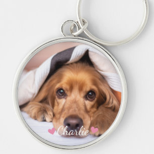Chaveiro Foto Nome Personalizado Pet