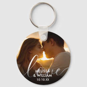 Chaveiro Foto Personalizada com Nome e Data