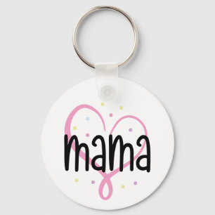 Chaveiro Foto Personalizada Coração Mamãe - Dia das Mães