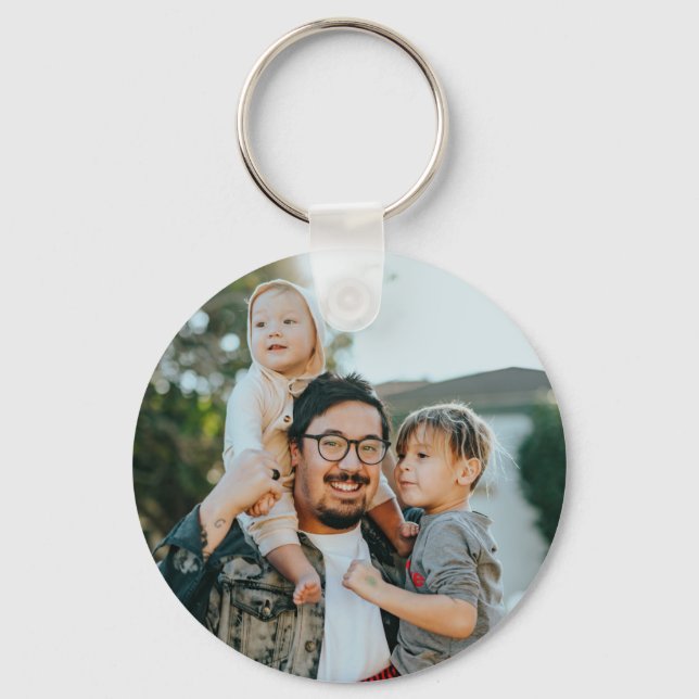 Chaveiro Foto personalizada da família (Frente)