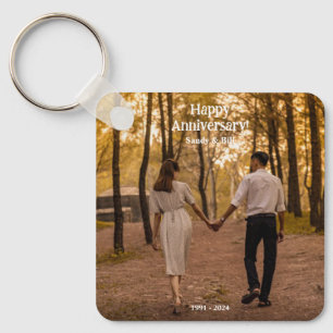 Chaveiro Foto personalizada de aniversário crie a sua