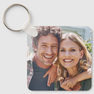 Chaveiro Foto personalizada de família dupla face