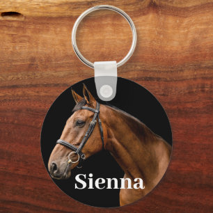 Chaveiro Foto personalizada de Pet Horse Sobreviveu à mãe A