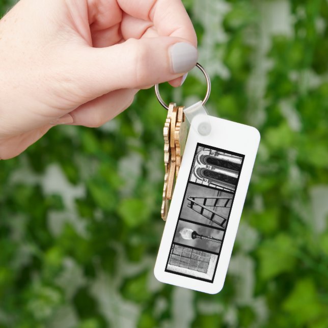 Chaveiro Foto personalizada de texto "Liam" (Mão)