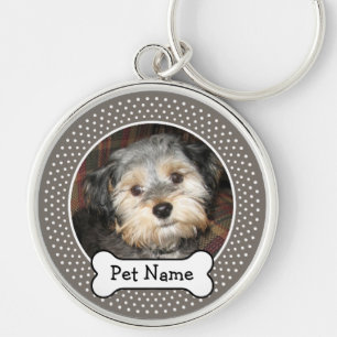 Chaveiro Foto personalizada do animal de estimação com os