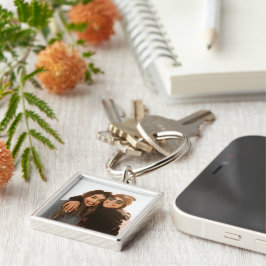 Chaveiro Foto personalizada do melhor amigo Crie seu própri