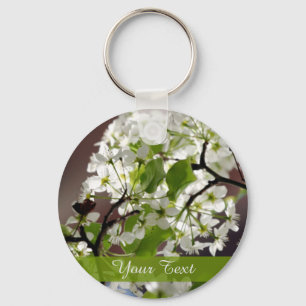 Chaveiro Foto personalizada floral da flor