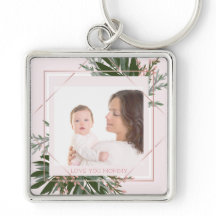Foto Personalizada Floral Dourada do Rosa