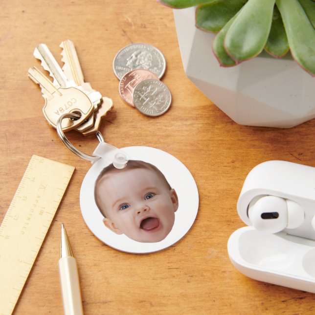 Chaveiro Foto Personalizada, Foto Personalizada Rosto (Mesa)