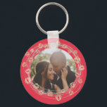 Chaveiro Foto personalizada personalizada com imagem da flo<br><div class="desc">Chaveiro personalizado do Flor de Fotografias com estrutura personalizada do Ricaso - adicione a sua própria fotografia,  arte a este toque de teclas personalizável</div>