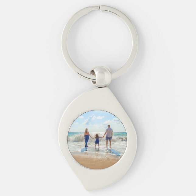Chaveiro Foto personalizada - seu próprio Design - Verão (Frente)