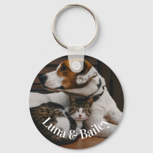 Chaveiro Foto Personalizada Simples de Pet