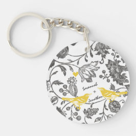 Chaveiro Foto: Vintage Modern Love Key Rings