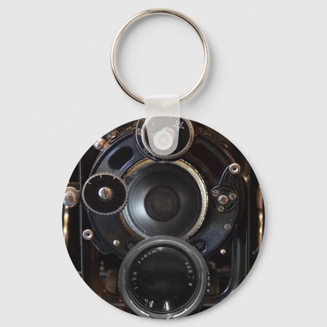 Chaveiro Fotografia antiga da câmera Vintage (Frente)