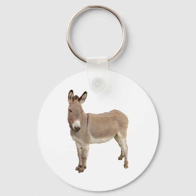 Chaveiro Fotografia de burro de burro de burro de burro de  (Frente)