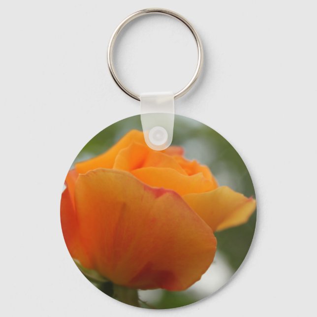 Chaveiro Fotografia linda de rosa amarela. (Frente)