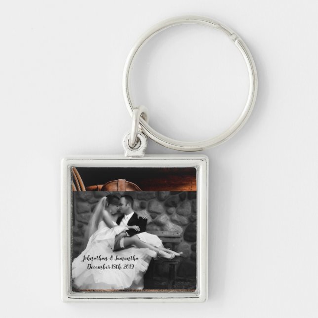 Chaveiro Fotografia personalizada Key Chain Cowboy Boots Ba (Frente)