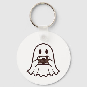 Chaveiro Fotógrafo Fantasma de Halloween Fofo
