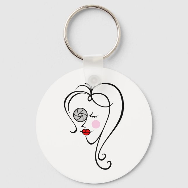 Chaveiro Fotógrafo feminino (Frente)